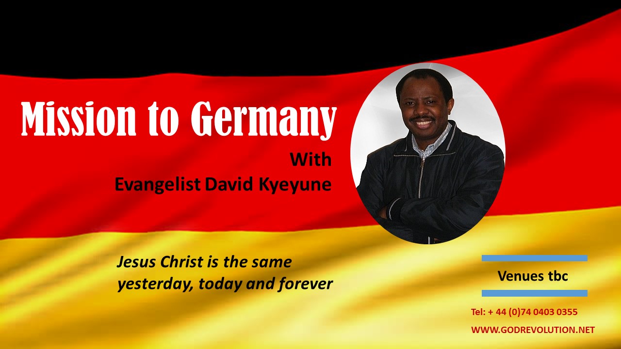 Evangelist David Kyeyune - Mission to Germany